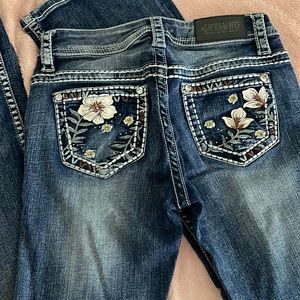 Flower back shyanne boot cut jeans